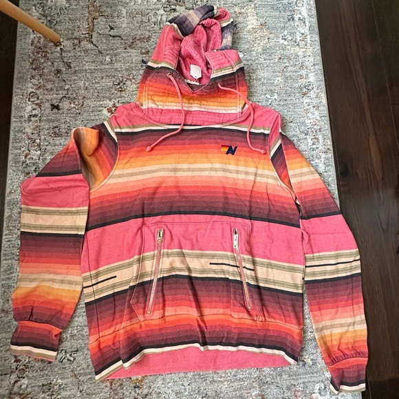 ‼️RARE‼️🎸AVIATOR NATION 🎸🔥NWT🔥 Serape Ninja Pullover Hoodie in
Pink— S - Picture 10 of 15